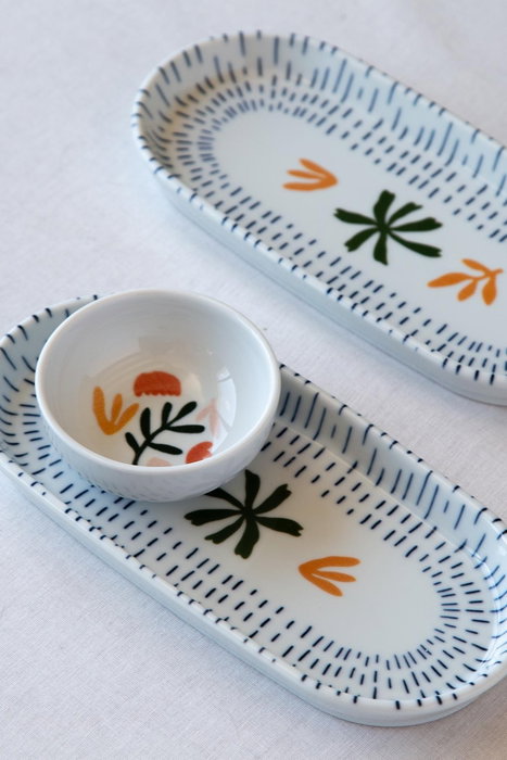 Hermia Juego de Desayuno de Porcelana de 14 Piezas Multicolor Hermia Juego de Desayuno de Porcelana de 14 Piezas Multicolor